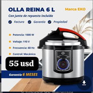 Olla reina EKO de 6 Lt con junta de repuesto incluída garantía 6 meses damos factura - Img 55130087