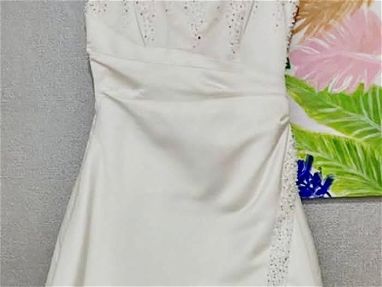 Vestido de novia blanco talla M - Img 66216168