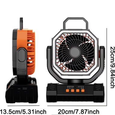 VENTILADOR RECARGABLE F6S y X11 de 20000mha - 3/6