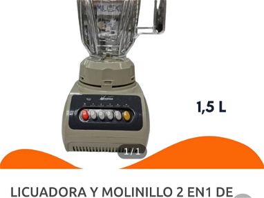 LICUADORA  Y MOLINILLO, 2 en 1, con capaci - Img main-image-45675680