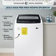 Lavadora automática Samsung 9kg  (Solo agua Fría)💧 Inverter 290 Usd con transporte 🚗 - Img 57983597