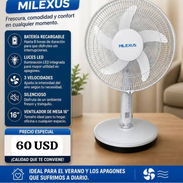 Ventilador Recargable de mesa Milexus de 16" - Img 55797113