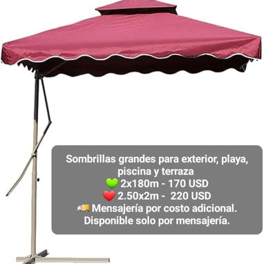 Juego de muebles para exteriores (mesas, sillón, columpio, sillas, sombrillas y toldos) varios modelos - 7/9