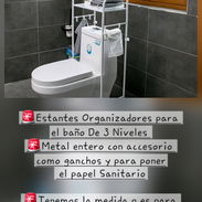 💫Estante organizador de 3 niveles para baño - 30 usd💫 - Img 57146677
