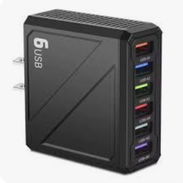 Multicargador negro de 6 puertos USB 3.0 - Img 53783526