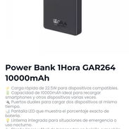 Power Bank 1Hora GAR264 10000mAh - Img 55883425