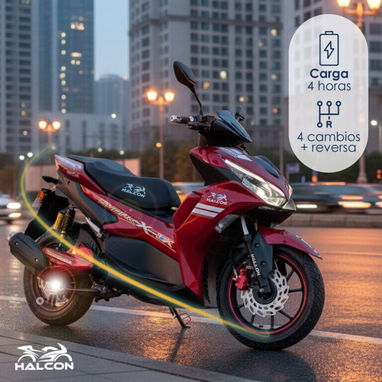 MOTO ELECTRICA MARCA ALCON — ALTA POTENCIA - 3/5