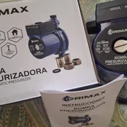 Presurizador Grimax ⚙️ Enrollado de cobre 💦 Caudal: 35 L /min ⚡ Potencia motor: 145W 🔸 Entrada y salida: 3/4" - Img 55382794