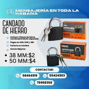 🔒 CANDADO DE HIERRO 50MM FINDER — $4 USD 🔐 CANDADO DE HIERRO 38MM 🔐 💲 Precio: 2 USD - Img 55646023