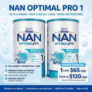 Leche Nan. Fórmula infantil Etapa 1 de 0 a 6 meses - Img 56869670