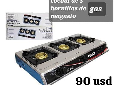 Cocina de gas de 3H Hornillas Nueva 0km - Img main-image-44508271