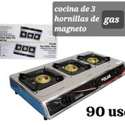 Cocina de gas de 3H Hornillas Nueva 0km - Img 44508271