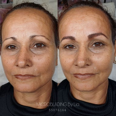 Microblading técnica pelo a pelo ✨️ - 3/4