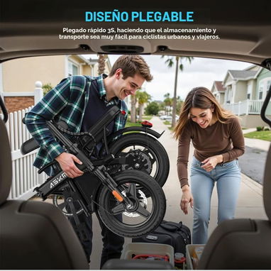 Bicicleta Eléctrica Plegable T1 - Img 118272055