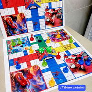*PARCHIS ARTESANAL PARA NIÑOS CON FICHAS ORIGINALES* - Img 56988641