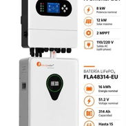 Kit solar inversor Felicity 8Kw batería 15kWh más diez paneles 590W - Img 58078747