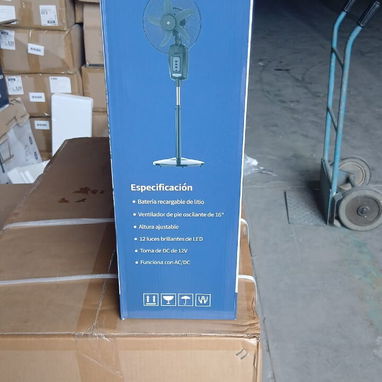 🔷 Ventilador Recargable de Pedestal 16" Marca EKO, entrega de Factura para su Garantía. Variedad de Electrodomésticos - 2/4