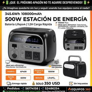 Estación de energía 345.6wh 500w - Img 56435084