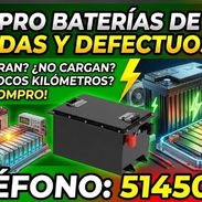 Compro pilas de litio o baterías  que hagan pocos kilómetros o esten defectuosas,para proyectos electrónicos - Img 56947195