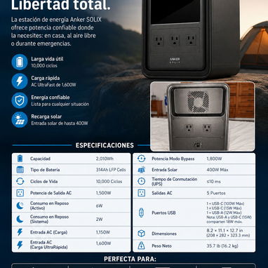 Ecoflow delta 3 clásica, Bluetti Elite 100 V2, Ecoflow 3 Clásica, y más - 4/5