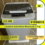 Lavadora Automática Milexus de 7.5 kg 210 USD ...51596013.....Transporte lugares cercanos (QB-822) - Img 56983270