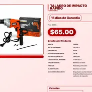 TALADRO DE IMPACTO RÁPIDO . - Img 57567958