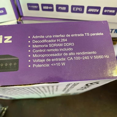 Everiz Cajita Digital 1080p DTMB PVR USB Grabación, Cajita Everiz DTMB 1080p Reproducción USB MPEG MOV DAT . - 4/5