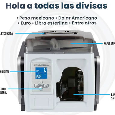 Máquina Enfajilladora de billetes. VENTA MAYORISTA - 4/4