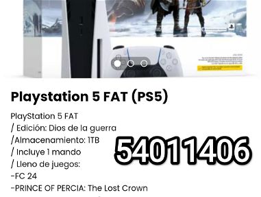 !!!PlayStation 5 FAT (PS5) / Edición: Dios de la guerra!!! - Img main-image