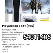 !!!PlayStation 5 FAT (PS5) / Edición: Dios de la guerra!!! - Img 45467588
