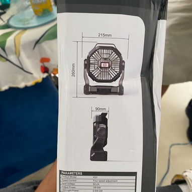 Ventiladores recargables - 9/9