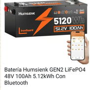Batería Humsienk GEN2 LiFePO4 48 V_100 Ah_ 5120 Wh/5.12 KWh con Bluetooth - Img 58060350