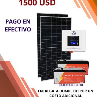 💥 Llegaron los KITS SOLARES 1.5KW CON BATERÍAS DE LITIO 💥 - Img 119039213