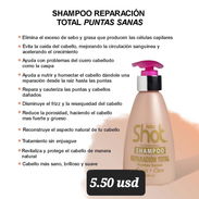 Shampoo Kolor Shot Reparación Total (Puntas Sanas) con Onoto y Coco (250 ml). - Img 57227793
