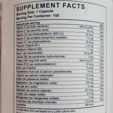 Multivitaminas +50 - 2/2