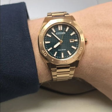 CITIZEN ECODRIVE ODYN CON ESFERA VERDE (BM7633-81X) PARA HOMBRE , 41MM , ACERO INOXIDABLE , NUEVO A ESTRENAR 58049738 - 3/3