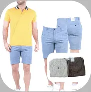 Bermudas de vestir jaspeada para hombre - Img main-image-48747372
