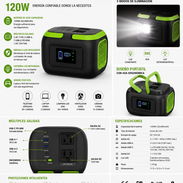 Estación de Energía Portátil 120W. Precio: 120 USD mensajería incluida - Img 56517080