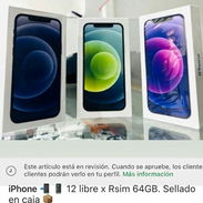 📱Iphone 12 Libre x Rsim Sellados en caja De 64gb - Img 58099617