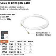 Cinta Pasa cables 20 metros - Img 46683777