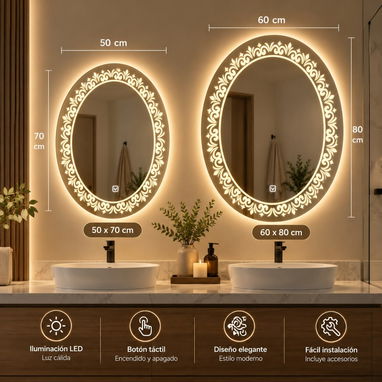 Espejo LED decorativo - 3/3