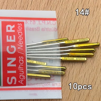 agujas universales para maquinas de coser # 9 y #14, hilos de coser y  ovillos para maquinas de coser - Img 122939106