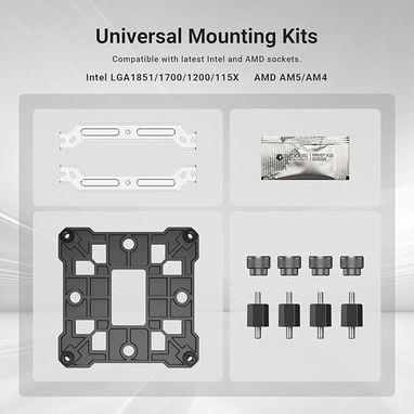 ID-COOLING SE-214-XT V2 ARGB Disipador de aire para CPU blanco - Img 122556237