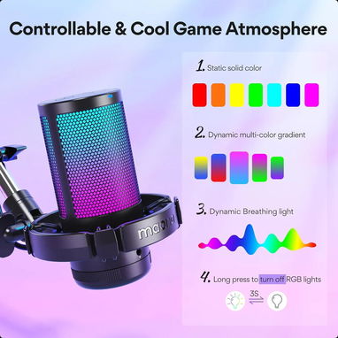 (X) MAONO DGM20S Micrófono USB con condensador y cancelación de ruido $65.54 - Img 126485117