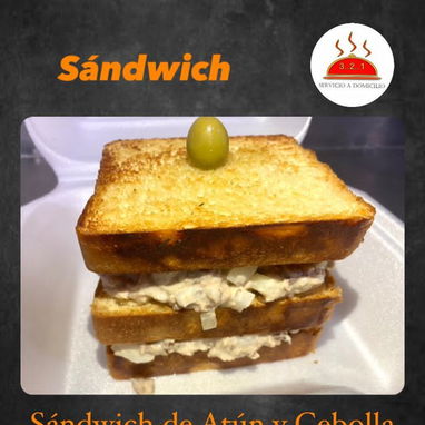 Hamburguesas, Sándwiches y Emparedados de atún y cebolla, Menú disponible y variado para toda ocasión (Kinetica) - Img 94974358