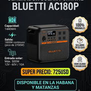 Bluetti AC180P 1800w de salida con pico de 2700w / capacidad de 1440wh 725usd - Img 54794407