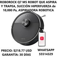 ROBOROCK Q7 M5 ROBOT QUE ASPIRA Y TRAPEA, SUCCIÓN HIPERFUERZA de 10,000 Pa, ASPIRADORA ROBOTICA, ENTREGA DE FACTURA - Img 56881445