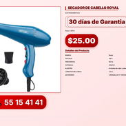 SECADOR DE CABELLO ROYAL VPT-0248 - Img 56216426