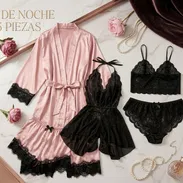 Set de Noche de 5 Piezas: Elegancia y Confort Talla 2XL 25 - Img 55814881