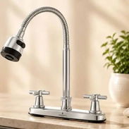 Grifo fregadero doble cuello flexible GP 1220 (cv) - Img 55917778